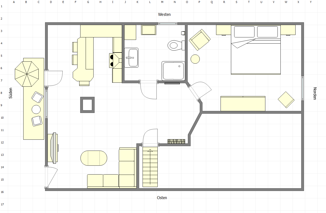 Holiday home floor plan
